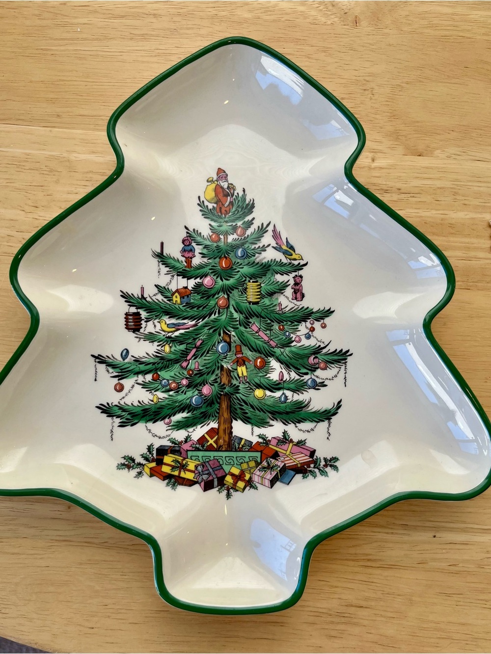 Vintage Spode Christmas Tree Dish